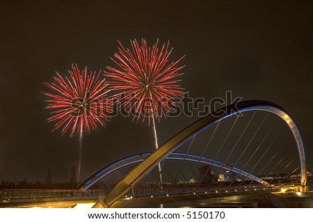 exploding fireworks