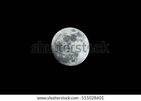Full moon super moon in Thailand November 2016