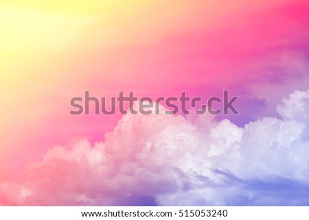 sky abstract background with a pastel colorful  background