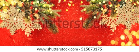 Christmas tree decoration with lighting