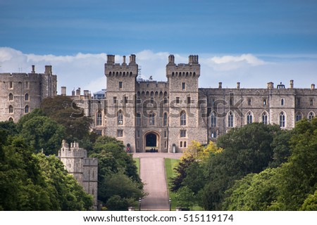 Windsor Royal Castle - Windsor UK Royalty-Free Stock Photo #515119174