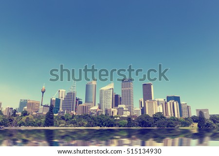 
Sydney, Australia, beautiful city botanical garden

