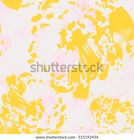 Abstract floral seamless pattern. Vector illustration.