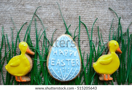 Easter cookies, spring has come