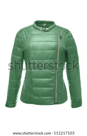 Women winter coat green 