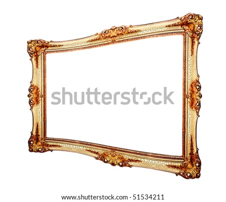old antique gold frame