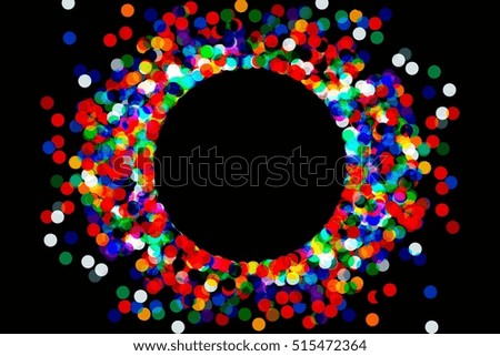 Colorful celebration background with confetti. Vector Illustration. Royalty-Free Stock Photo #515472364