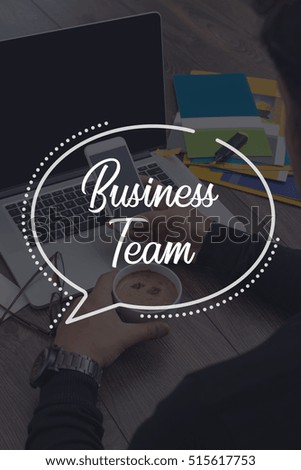 BUSINESS COMMUNICATION WORKING TECHNOLOGY BUSINESS TEAM CONCEPT