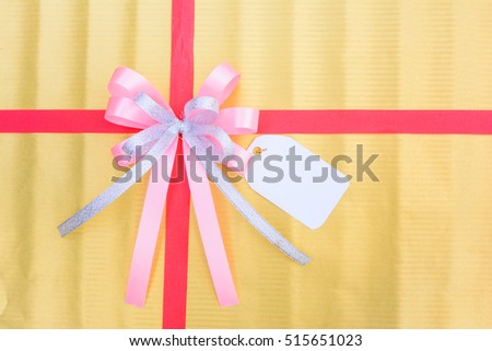 Color bow and color paper background collection