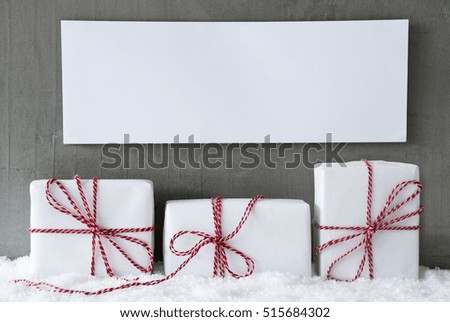 White Gift, Copy Space
