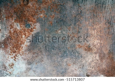 Rusted steel texture with rough surface