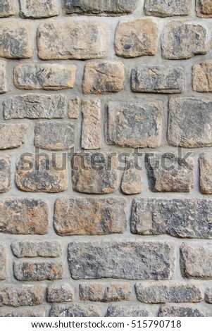 Masonry texture of natural stone