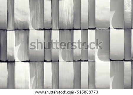White wall pattern - architectural detail. Abstract texture background.