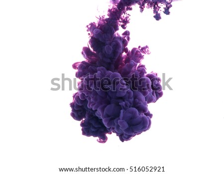 abstract formed by color dissolving in water