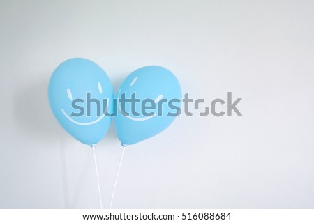 friendly balloon smile Royalty-Free Stock Photo #516088684