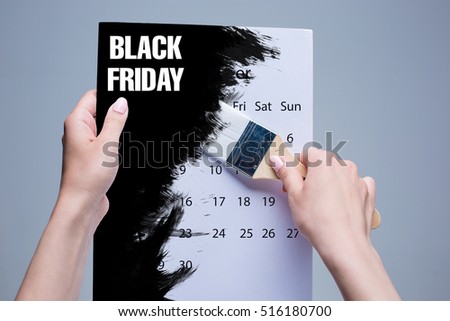 Black Friday sale - holiday shopping concept