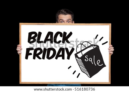 Black Friday sale - holiday shopping concept