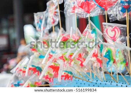 Candy sugar sculpture - Thai Traditional sweets