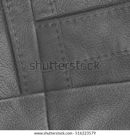 gray leather background,seam,stitches