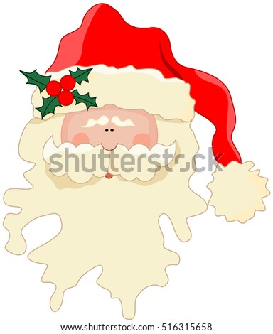 Funny Santa Claus Face
