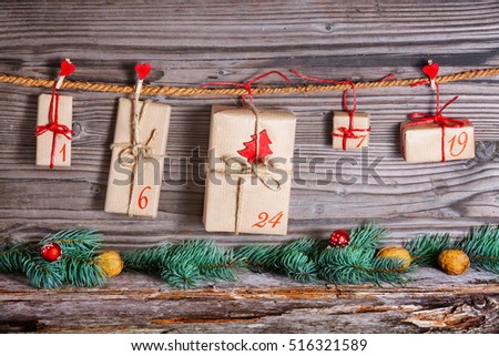 Christmas Calendar, gifts for advent