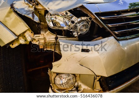 sheet metal damage to cars