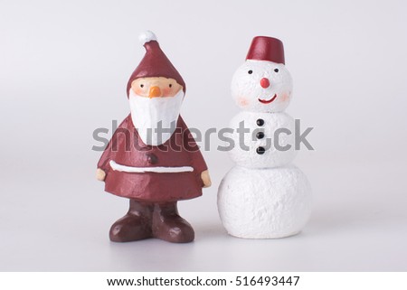 Christmas cartoon collection, Isolated on white background