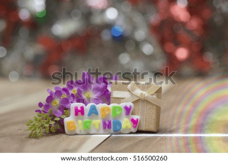 Happy Birthday abstract background Gradient.