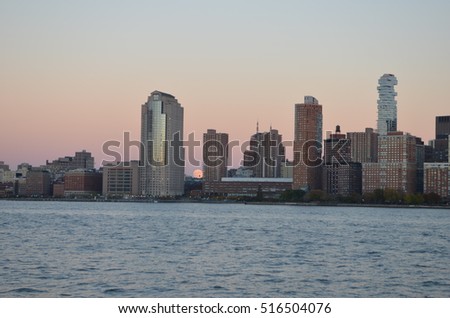 Manhattan skyline, NYC, USA.
