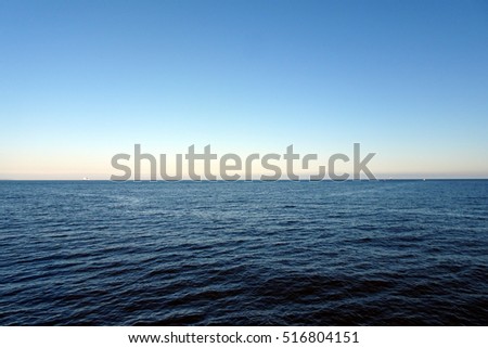 Horizon of Baltic Sea