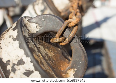 rusty chains