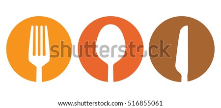 Spoon fork and knife vector Royalty-Free Stock Photo #516855061