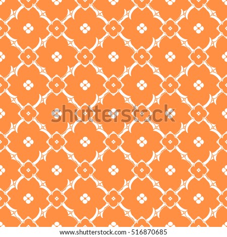 Seamless creative hand-drawn pattern of stylized flowers. Vector illustration.
 Royalty-Free Stock Photo #516870685