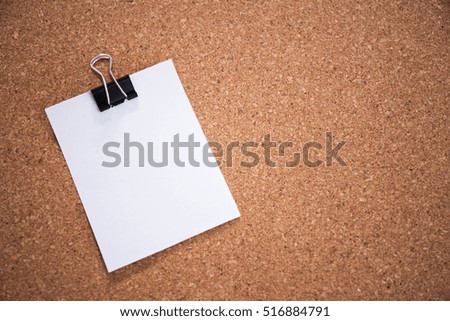 Blank paper notice background textured