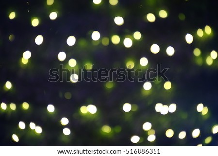 Christmas light with unfocused in the night