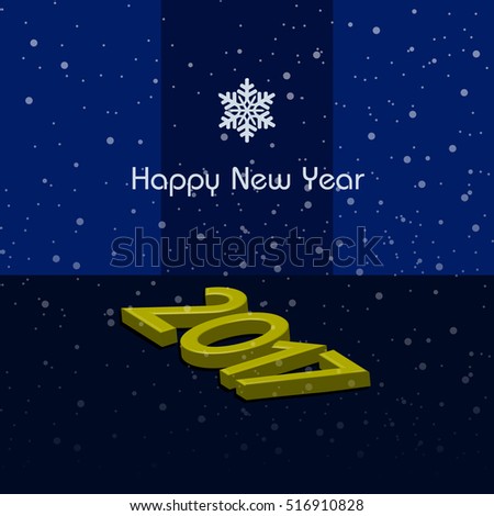 Colored happy new year background, Vector illustration