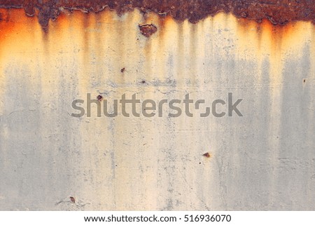 rusty metal surface; toned photo