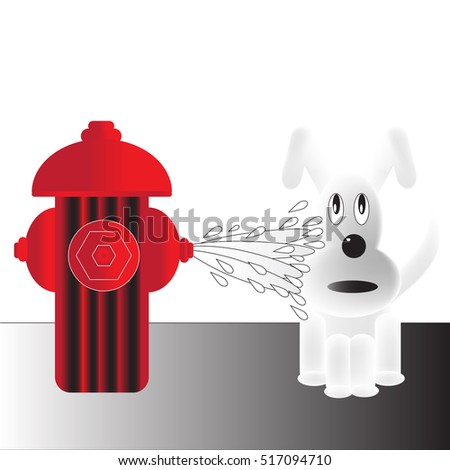 Dog and Fire Hydrant