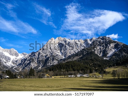 Pictures of some mountains of the austrian alps