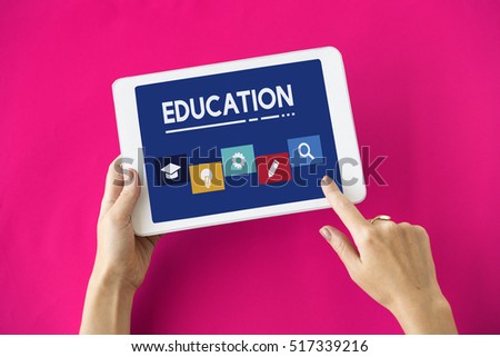 Education School Icon Boxes Concept