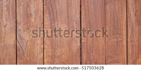 Barn Wooden Wall Planking Texture. Reclaimed Old Wood Slats Rustic Horizontal Background. Home Interior Design Element In Modern Vintage Style. Hardwood Dark Brown Structure. Abstract Web Banner