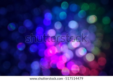 Multicolor Bokeh Wallpaper, Blurred lights Background for Christmas
