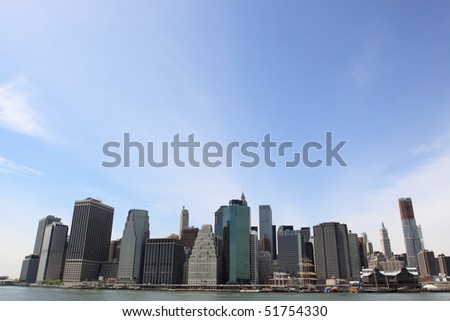 lower Manhattan Skyline, New York City