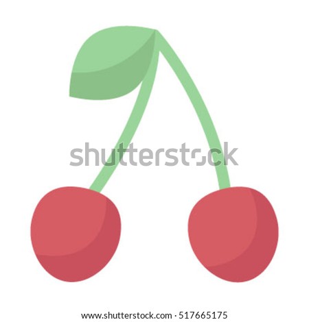 Cherry Line Icon