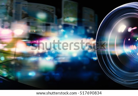 Professional camera lens