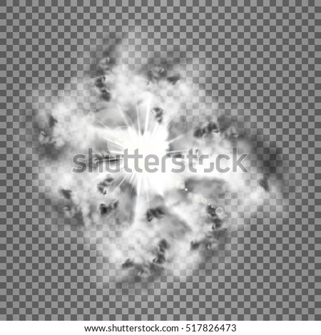 Bright and smoke transparent shine, flare on a transparent background. You can use any image in all colors and shades will tint.
