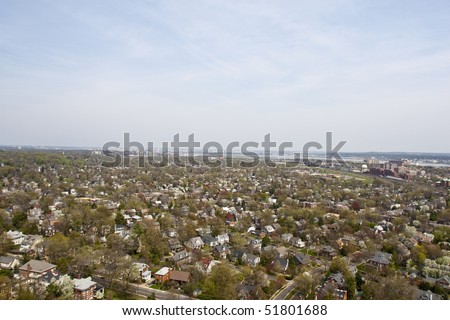 View of Alexandria, Virginia,  near Washington DC