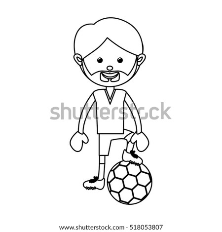 soccer player icon image 