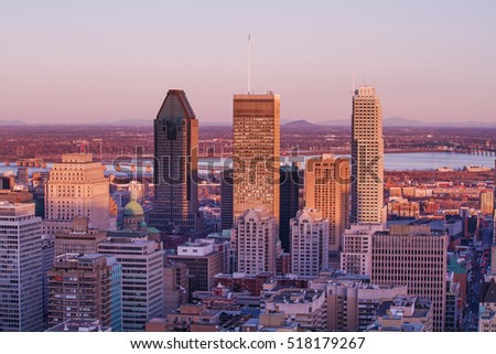 Montreal skyline, Quebec, Canada