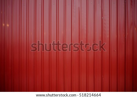 The red color zinc background in frame position. Royalty-Free Stock Photo #518214664